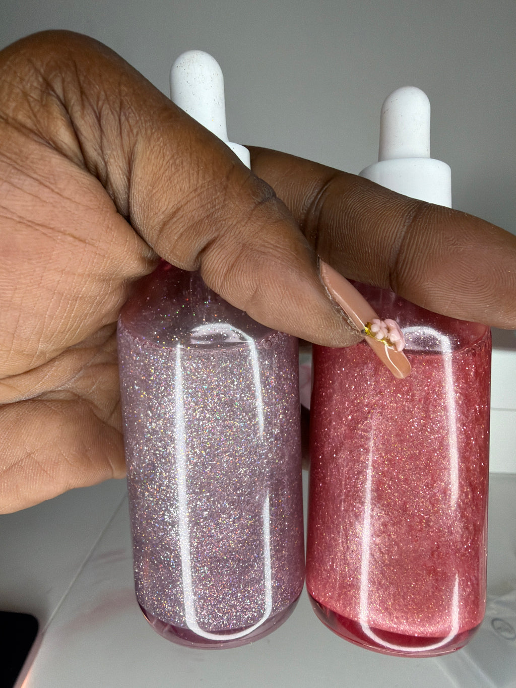 Shimmer body oil