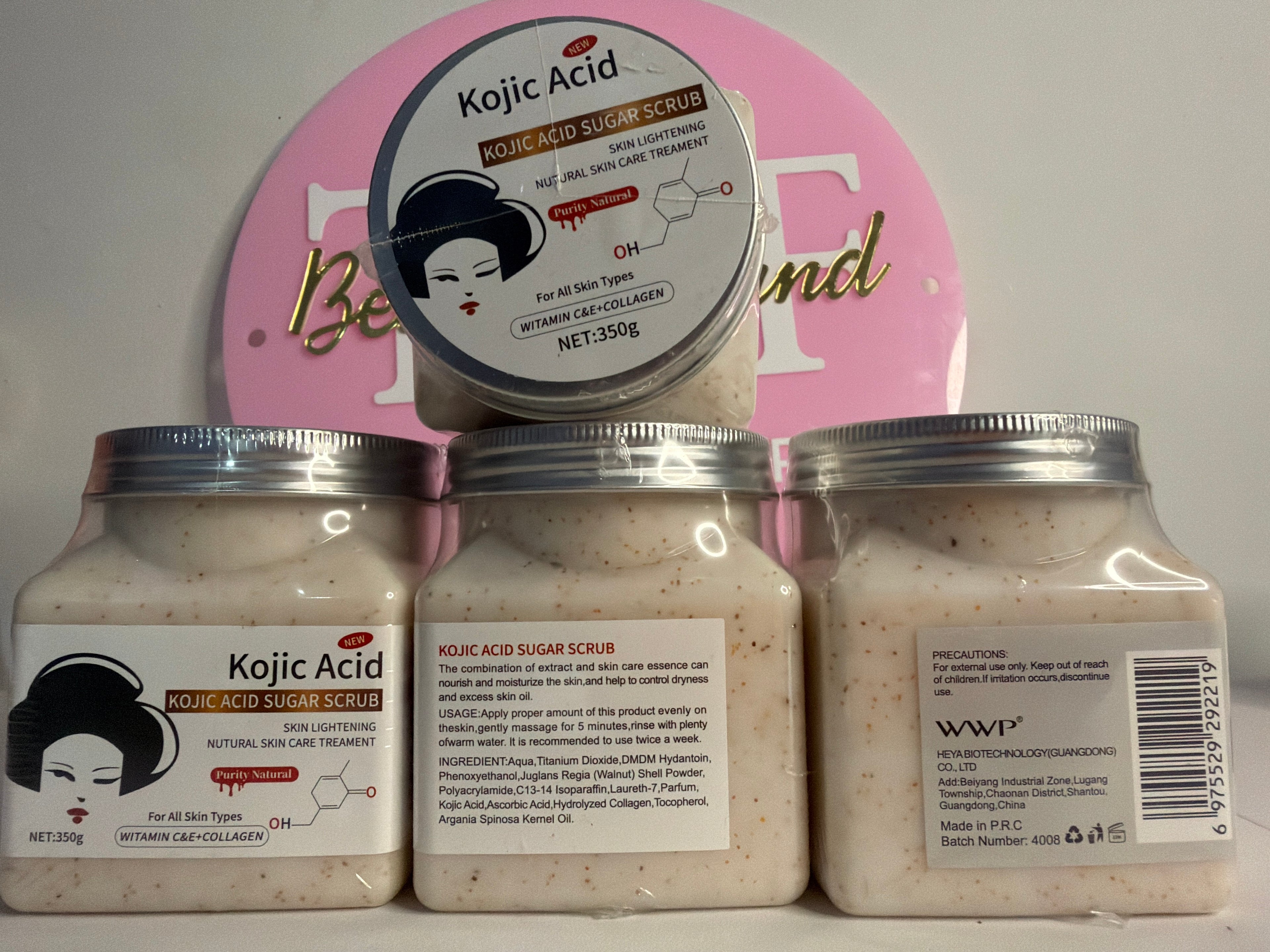 Kojic Acid Sugar Scrub
