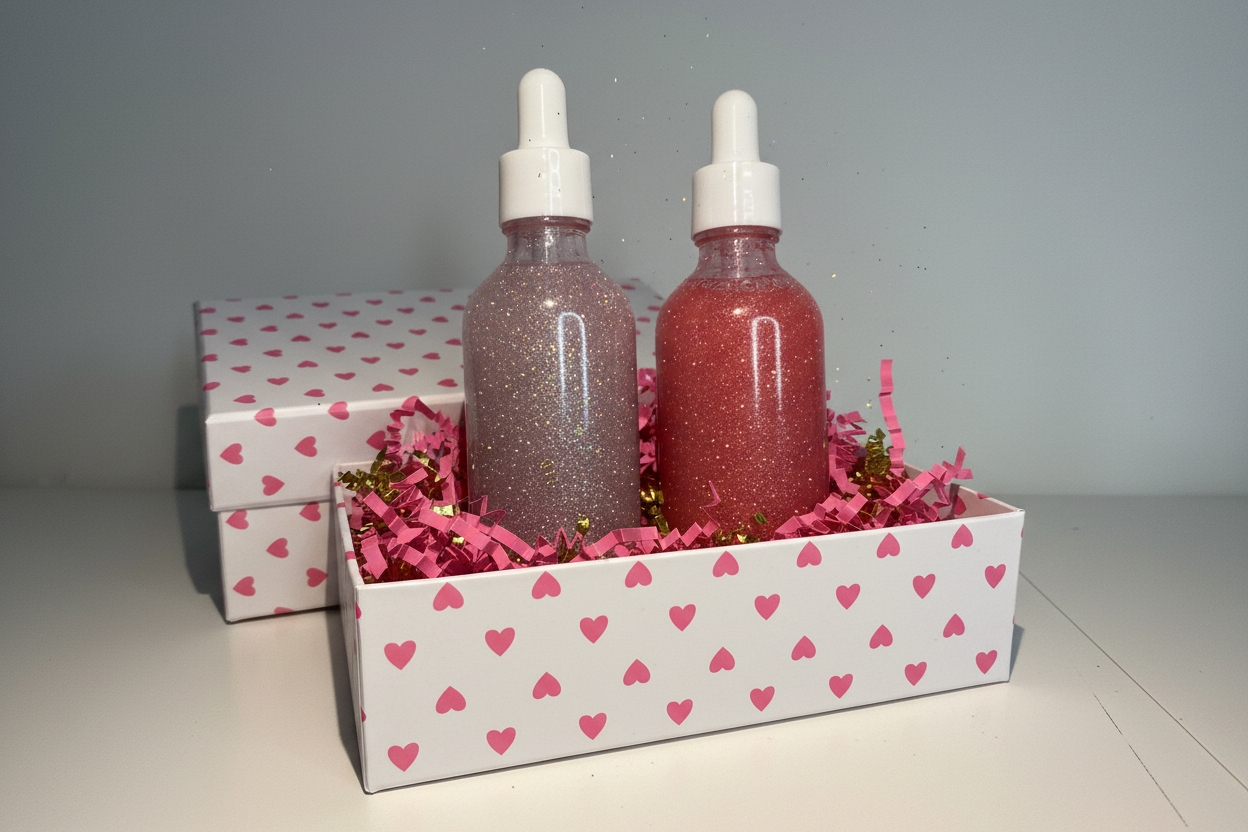 Shimmer body oil