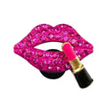 Pink lip stick charm