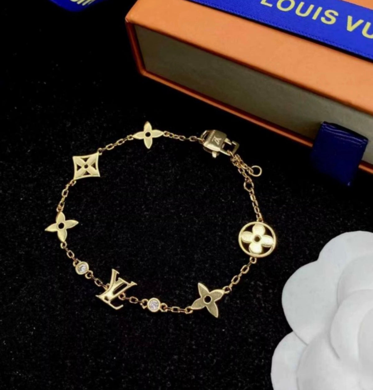 Gold Charm Bracelet