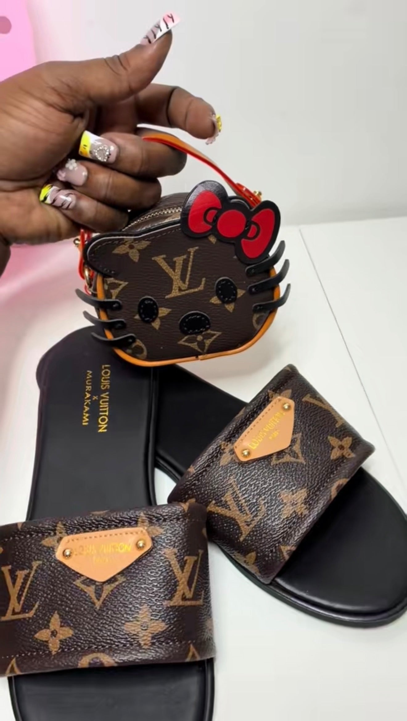 Mini Hello kitty LV