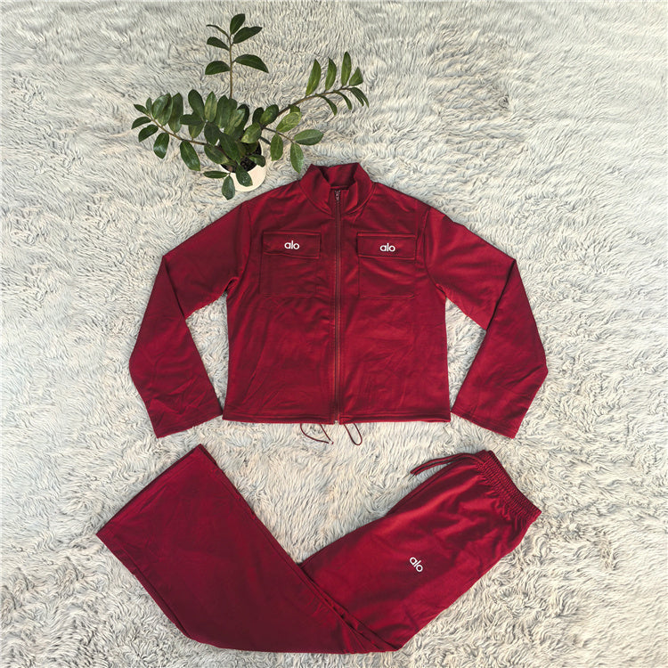 Luxe Zip-Up Lounge Set