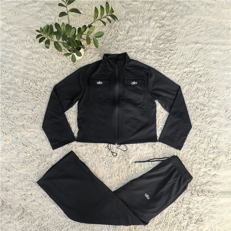 Luxe Zip-Up Lounge Set