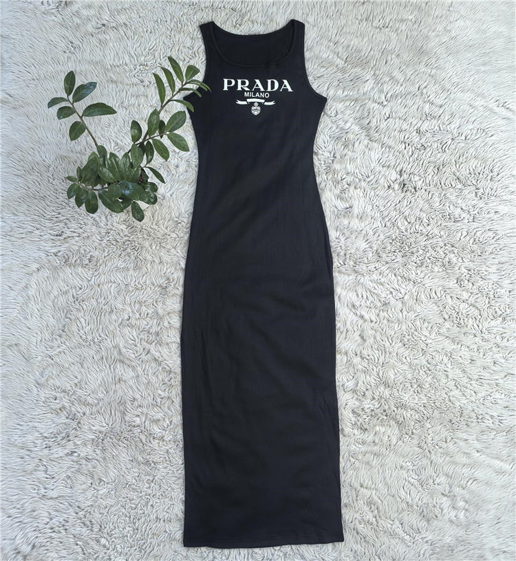 Ribbed Maxi Tank Dress