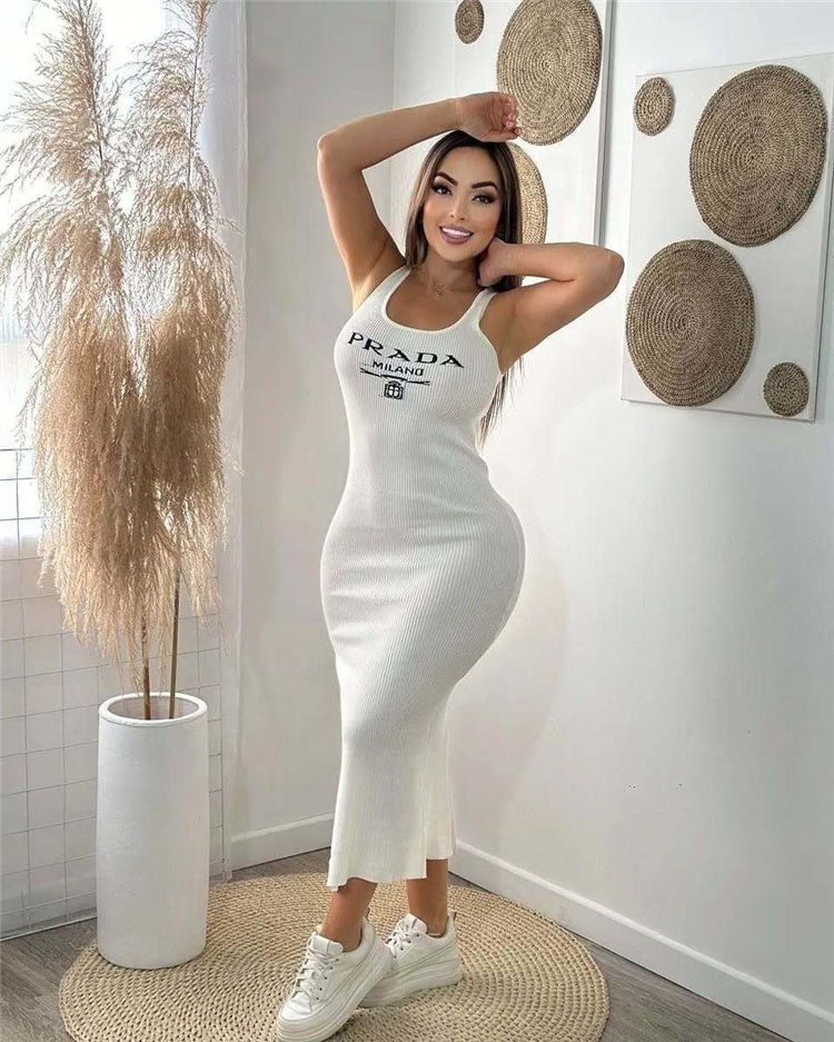 Ribbed Maxi Tank Dress