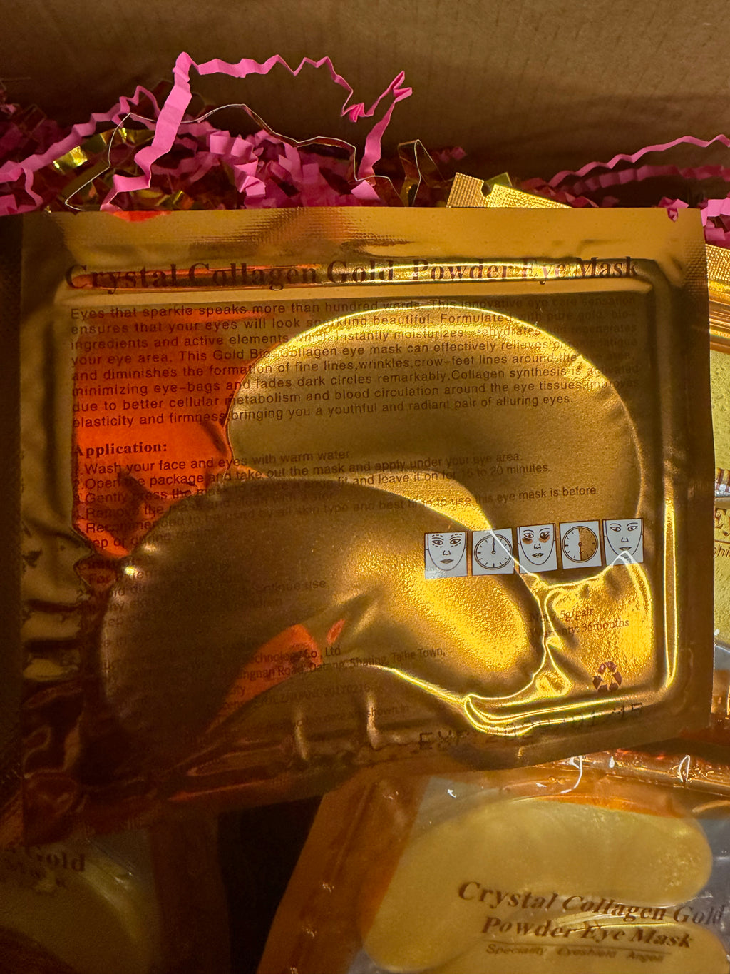 Gold eye mask (5pack)