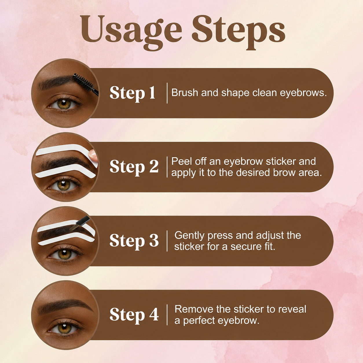 Eyebrow Shaper Stencil (10pack)