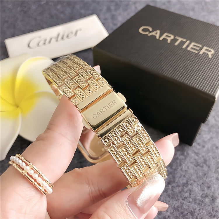 Silver Crystal Watch