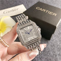 Silver Crystal Watch