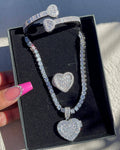 Iced Tennis Necklace Set (PRE-ORDER)