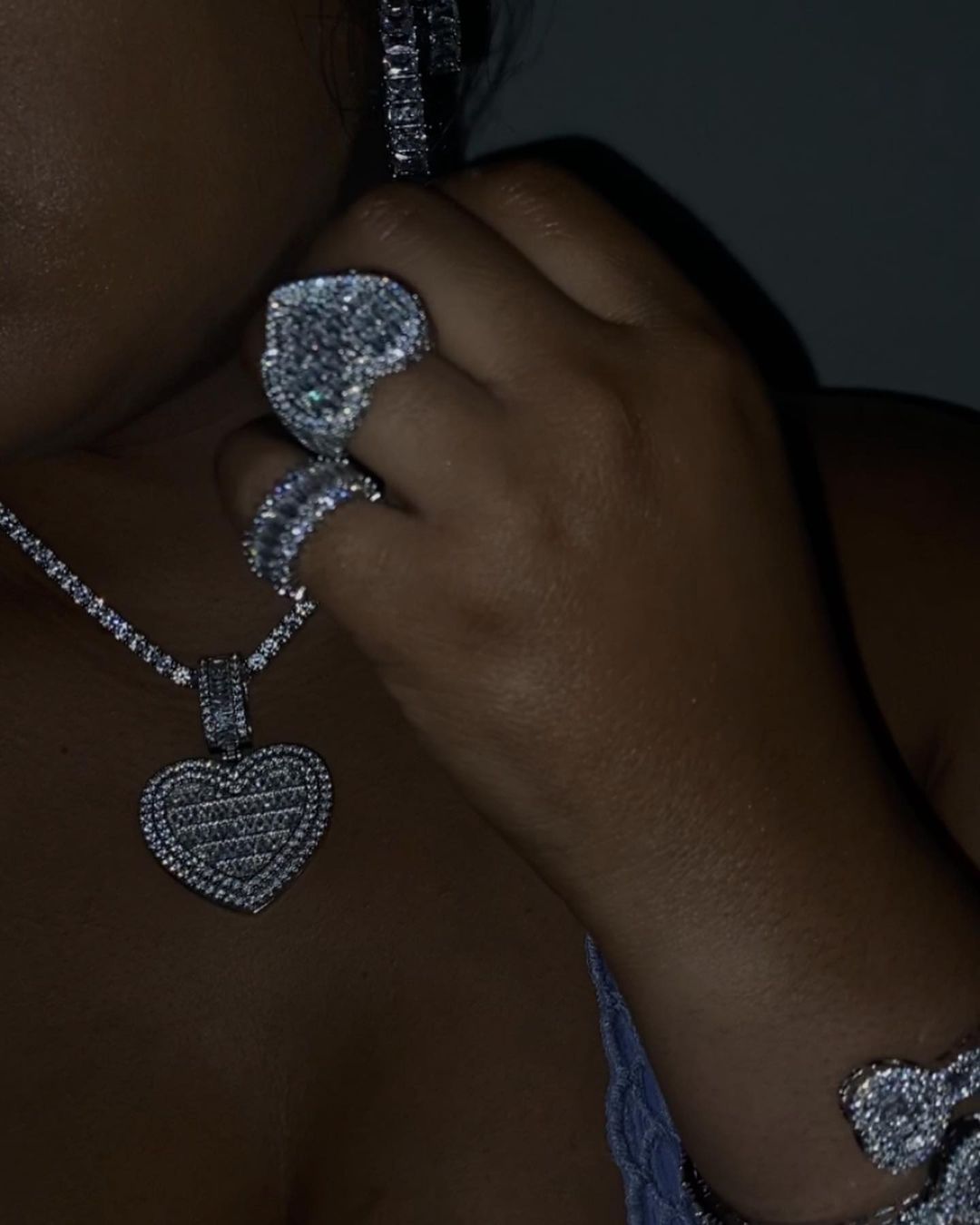 Iced Tennis Necklace Set (PRE-ORDER)