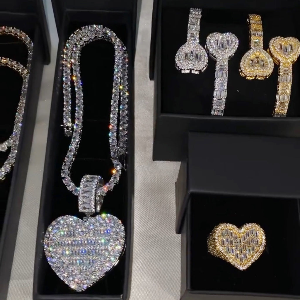 Iced Tennis Necklace Set (PRE-ORDER)