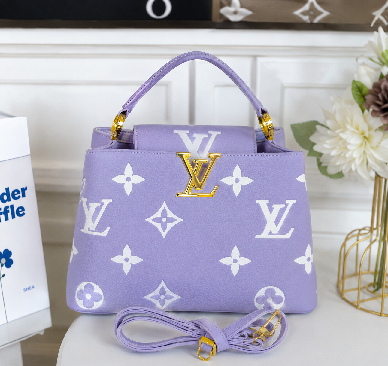 Lavender tote