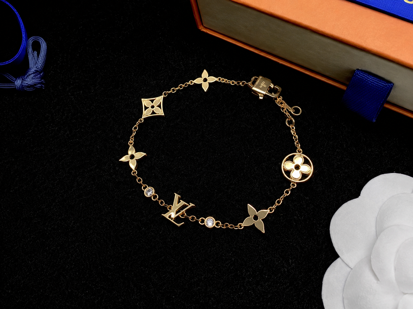 Gold Charm Bracelet