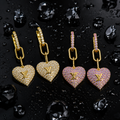 Heart Drop Earrings