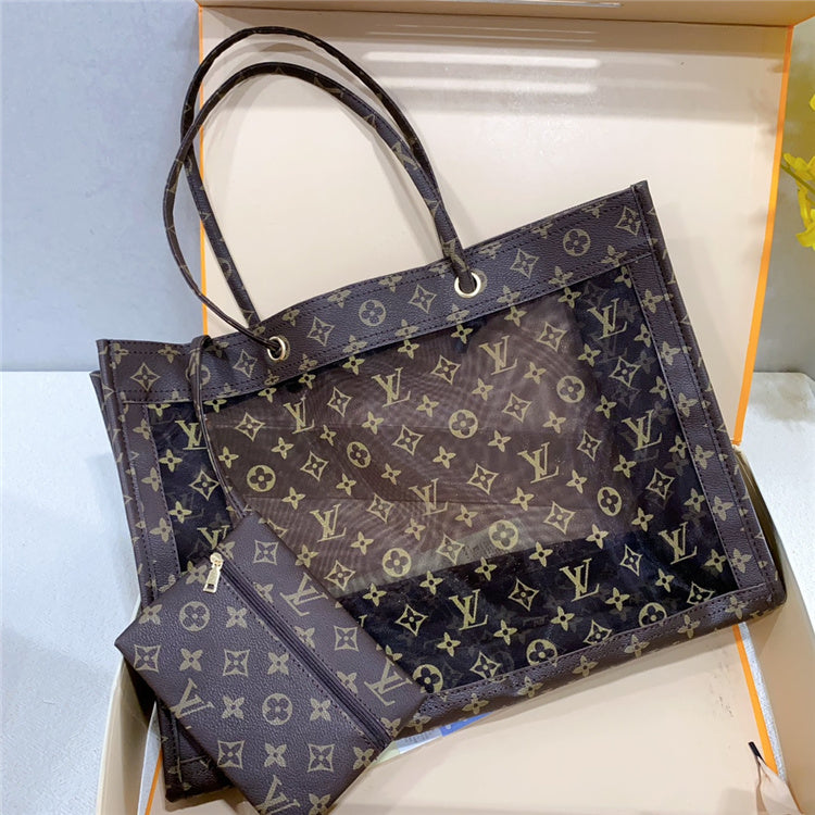 Transparent Mesh Tote Bag