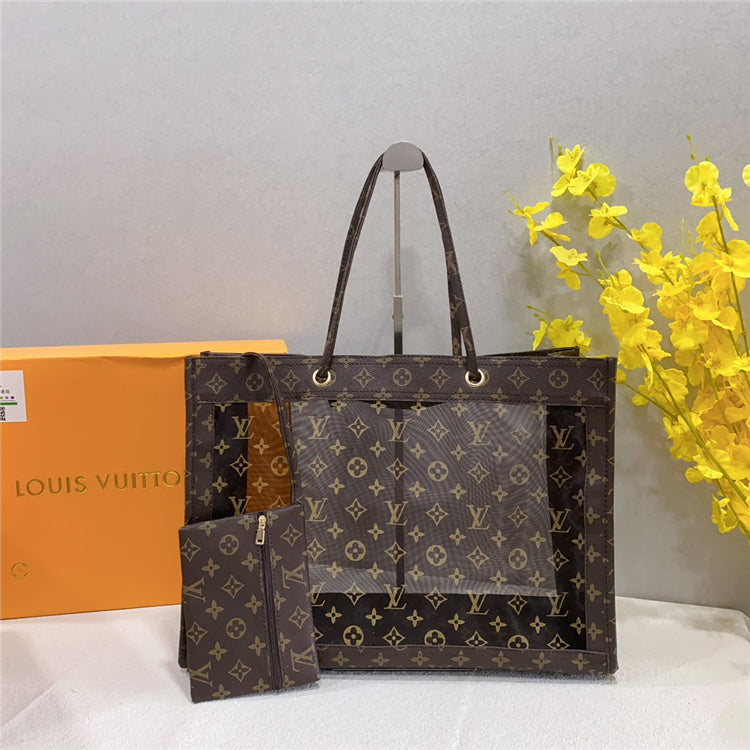 Transparent Mesh Tote Bag