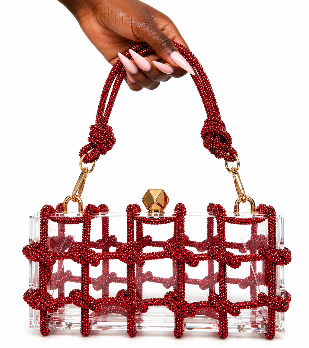 Ruby Crystal Handbag