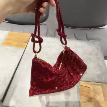 Crystal Knot Rhinestone Bag